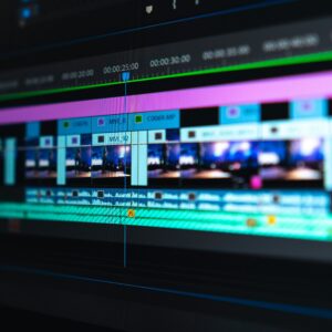 Video editing timeline motion graphics