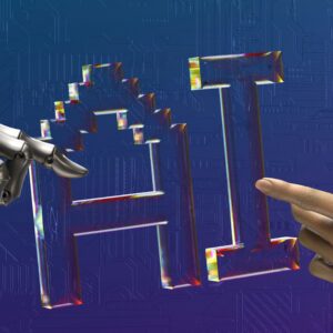 AI technology robot and human interaction
